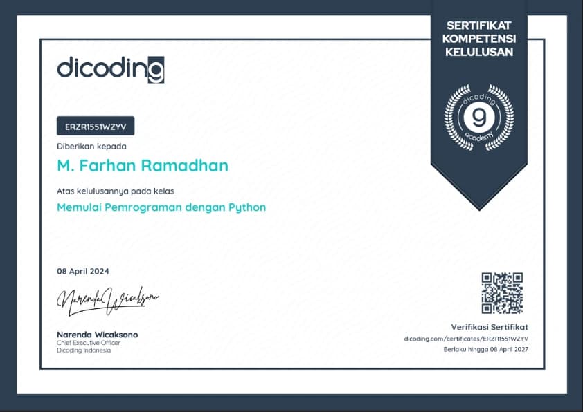 Memulai Pemograman dengan Python